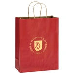 Wholesale Matte Color Twisted Paper Handle Shopper Bags