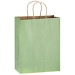 Wholesale Matte Color Twisted Paper Handle Shopper Bags