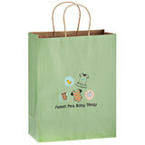 Wholesale MATTE COLOR TWISTED PAPER HANDLE SHOPPER - 4M10513