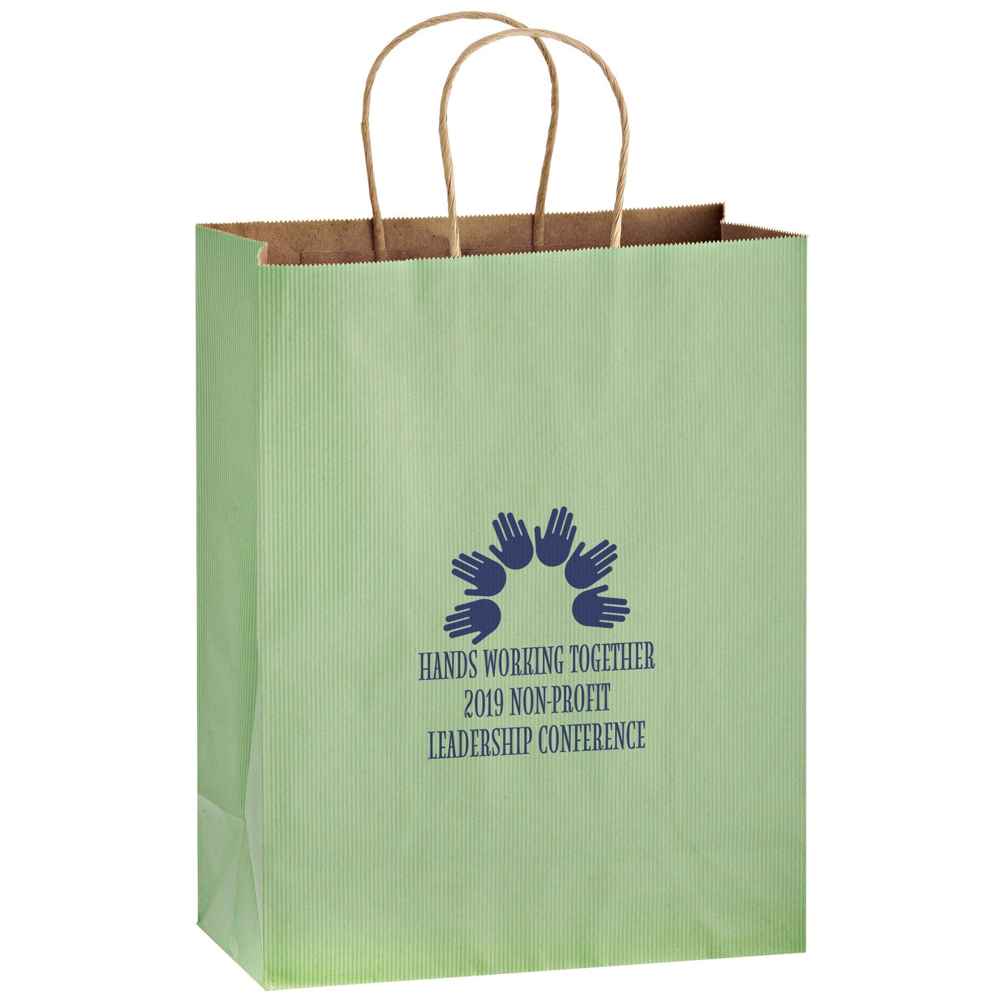 Wholesale MATTE COLOR TWISTED PAPER HANDLE SHOPPER - 4M10513