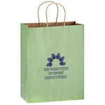 Wholesale Matte Color Twisted Paper Handle Shopper Bags