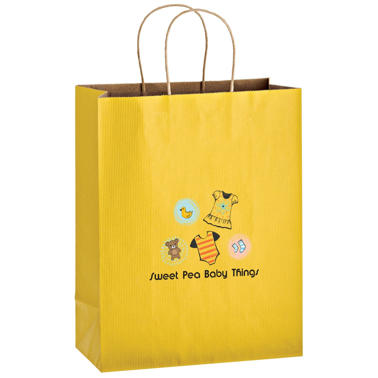 Wholesale MATTE COLOR TWISTED PAPER HANDLE SHOPPER - 4M10513