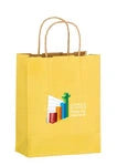 Wholesale Matte Color Twisted Paper Handle Shopper Bag 4M8410