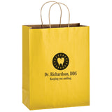 Wholesale MATTE COLOR TWISTED PAPER HANDLE SHOPPER - 4M10513
