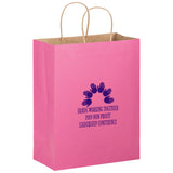 Wholesale MATTE COLOR TWISTED PAPER HANDLE SHOPPER - 4M10513