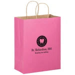 Wholesale Matte Color Twisted Paper Handle Shopper Bags