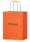Wholesale Matte Color Twisted Paper Handle Shopper Bag 4M8410