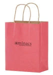 Wholesale Matte Color Twisted Paper Handle Shopper Bag 4M8410