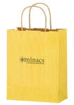 Wholesale Matte Color Twisted Paper Handle Shopper Bag 4M8410