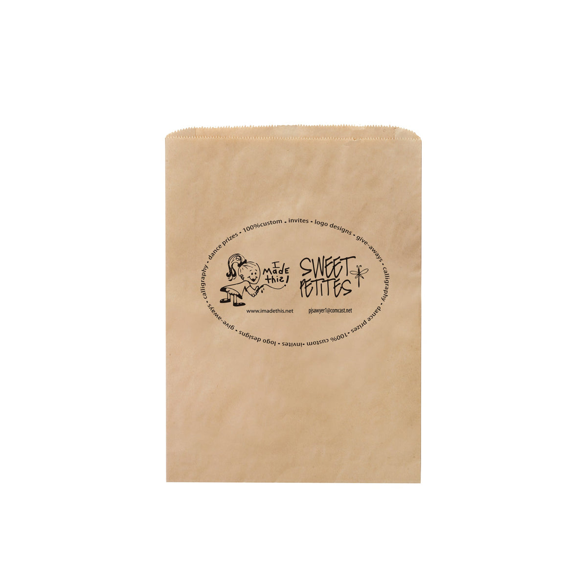 Wholesale NATURAL KRAFT MERCHANDISE BAG - 5M811