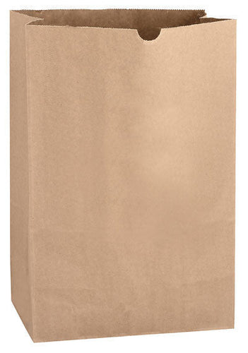 Wholesale Natural Kraft 1/6 bbl. Grocery Bag - 6G16BN