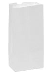 Wholesale White Kraft Paper Grocery Bags (16-Inch)
