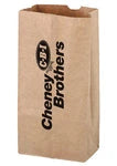 Wholesale Natural Kraft Paper Grocery Bags (5" x 9.625")