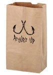 Custom Natural Kraft Paper Grocery Bags (6" x 11")