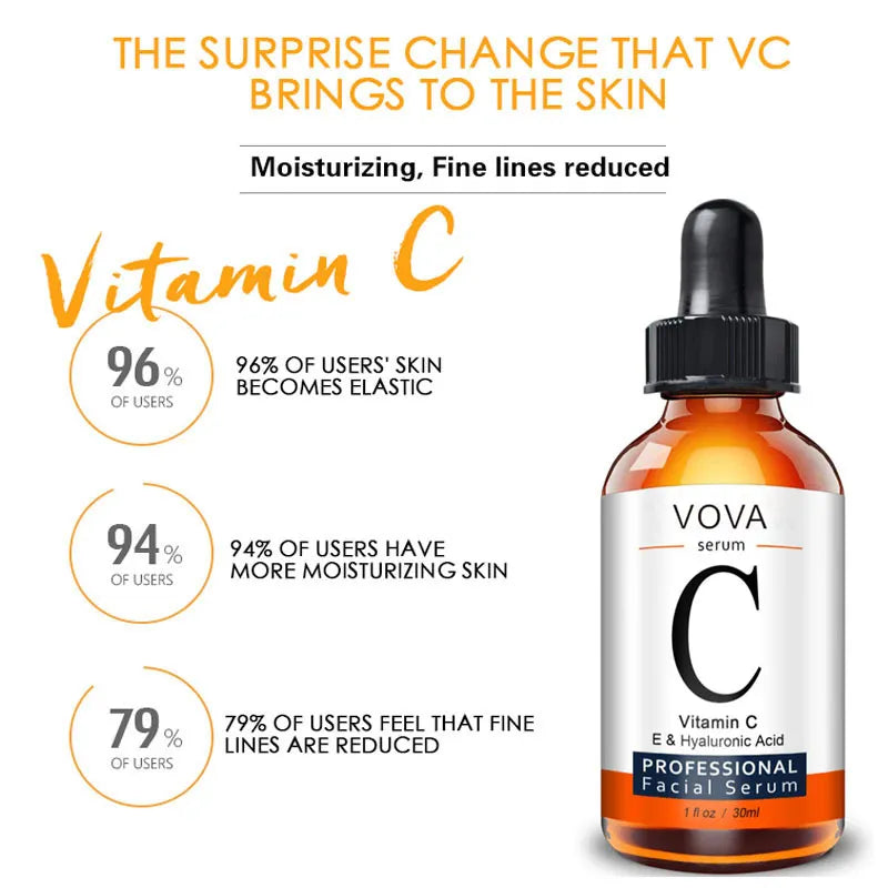 Vitamin C Facial Serum 30ml bottle - Velmora Glow hydrating face serum