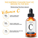 Vitamin C Facial Serum 30ml bottle - Velmora Glow hydrating face serum