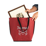 Wholesale LIGHTNING - WASHABLE KRAFT PAPER OVERSIZE TOTE BAG WITH CONTOURED BOTTOM CORNERS - WB20916