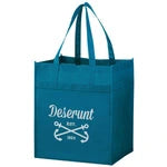 Wholesale Heavy-Duty Non-Woven Grocery Bags with Poly Board Bottom Inserts