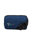 Wholesale Recycled Denim Crossbody Bag with Adjustable Strap