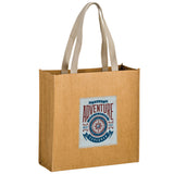 Wholesale TIDAL WAVE - WASHABLE KRAFT PAPER TOTE BAG WITH WEB HANDLE - WB13513