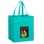 Wholesale Heavy-Duty Non-Woven Grocery Shopping Bags with Poly Board Insert (Y2KL13714)