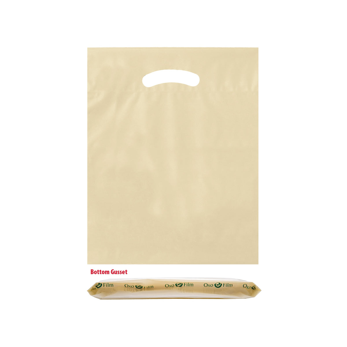 Wholesale OXO Reusable Die Cut Handle Bags (12" x 16")