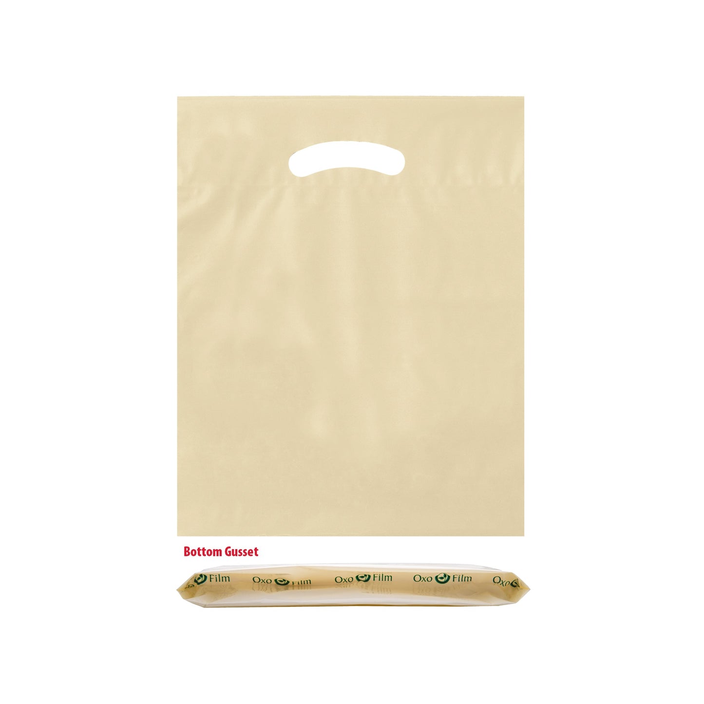 Wholesale OXO Reusable Die Cut Handle Bags (12" x 16")