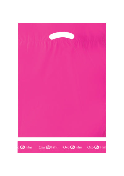 Wholesale OXO Reusable Die Cut Handle Bags (12" x 16")