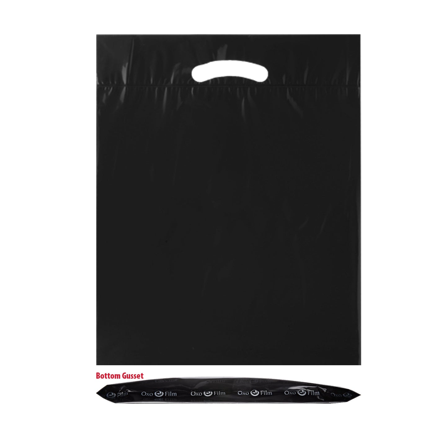Wholesale OXO REUSABLE FOLD-OVER REINFORCED DIE CUT BAG |15X18X3| - 12BD1518