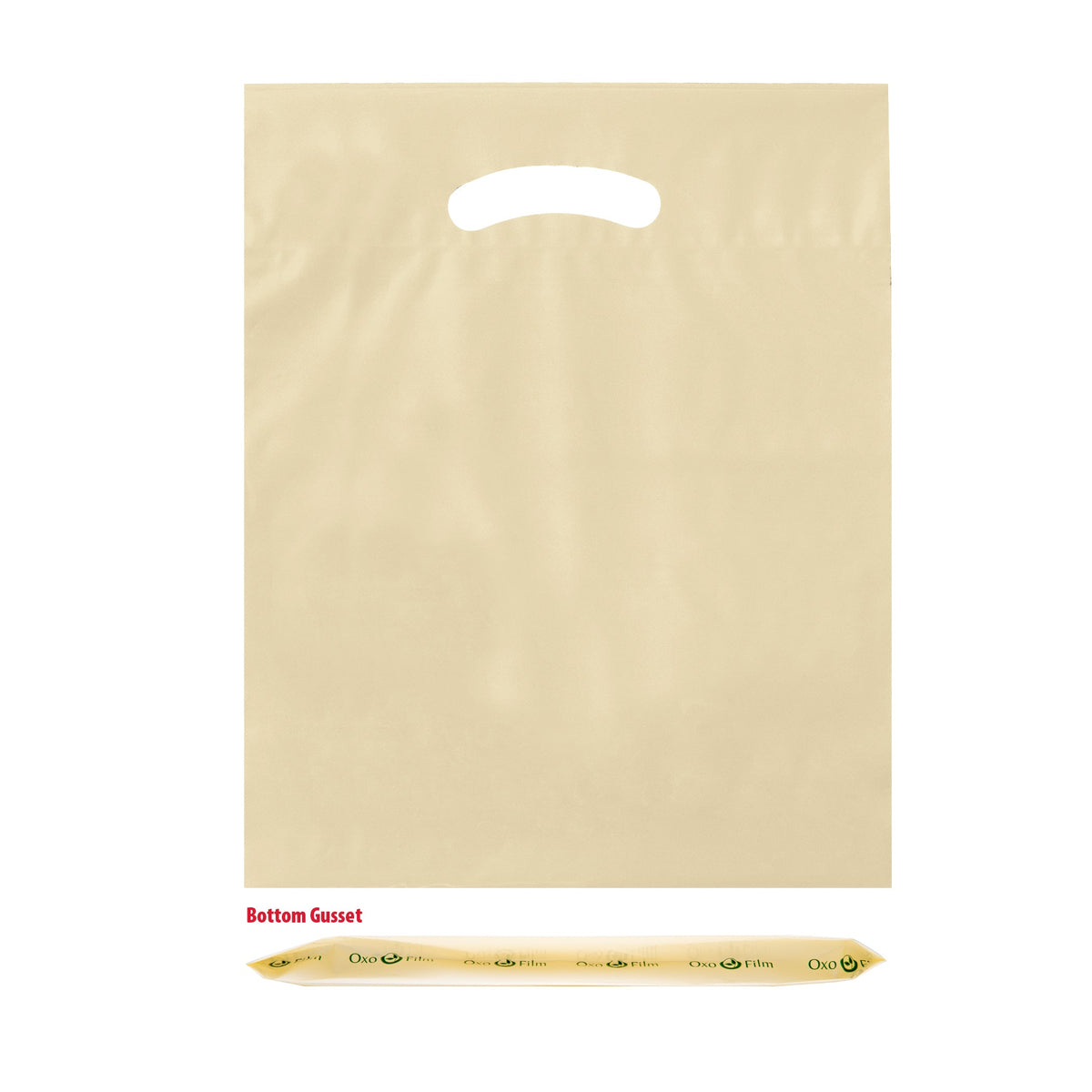 Wholesale OXO REUSABLE FOLD-OVER REINFORCED DIE CUT BAG |15X18X3| - 12BD1518