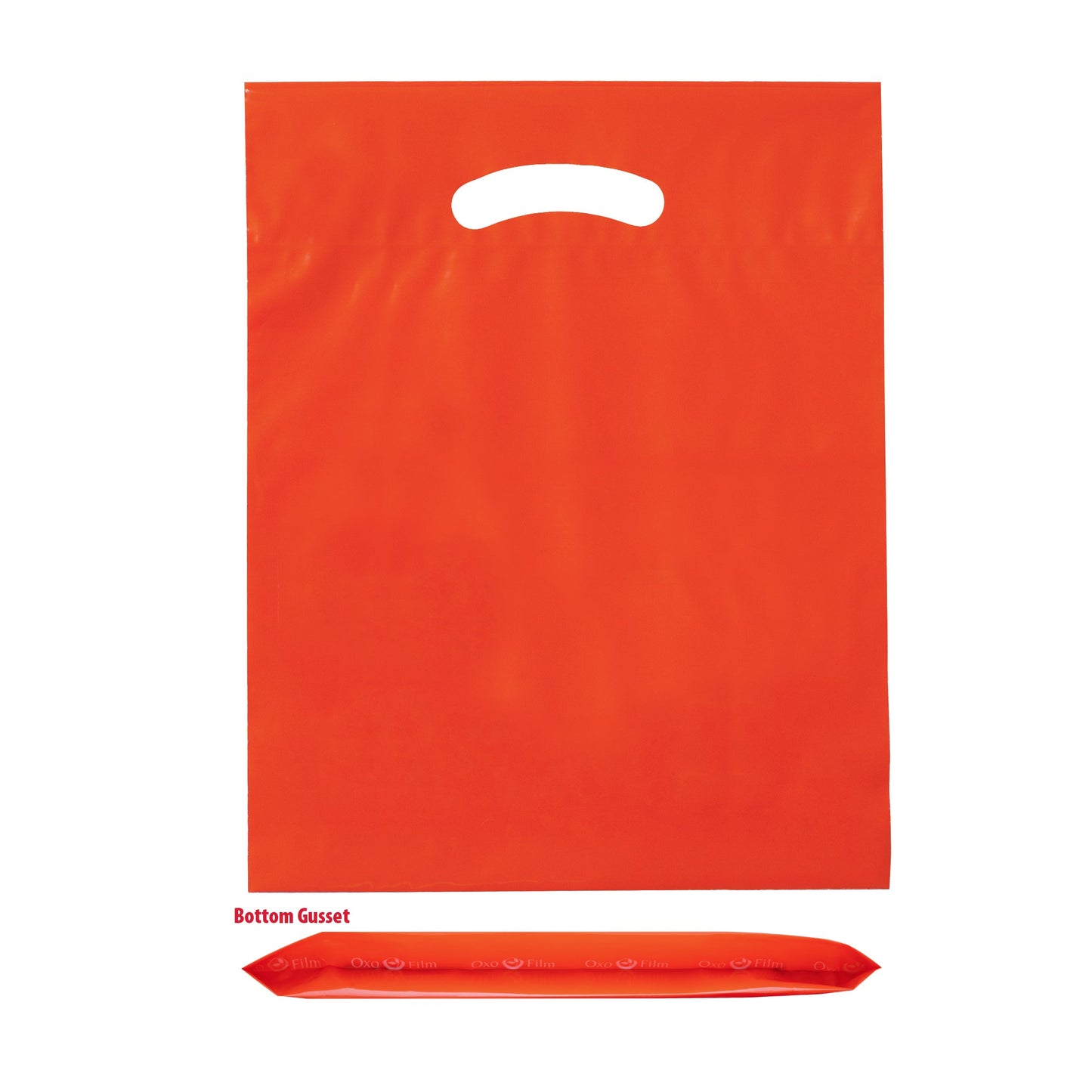 Wholesale OXO REUSABLE FOLD-OVER REINFORCED DIE CUT BAG |15X18X3| - 12BD1518