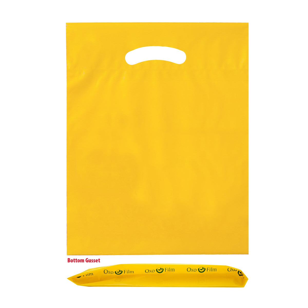Wholesale OXO REUSABLE FOLD-OVER REINFORCED DIE CUT BAG |15X18X3| - 12BD1518