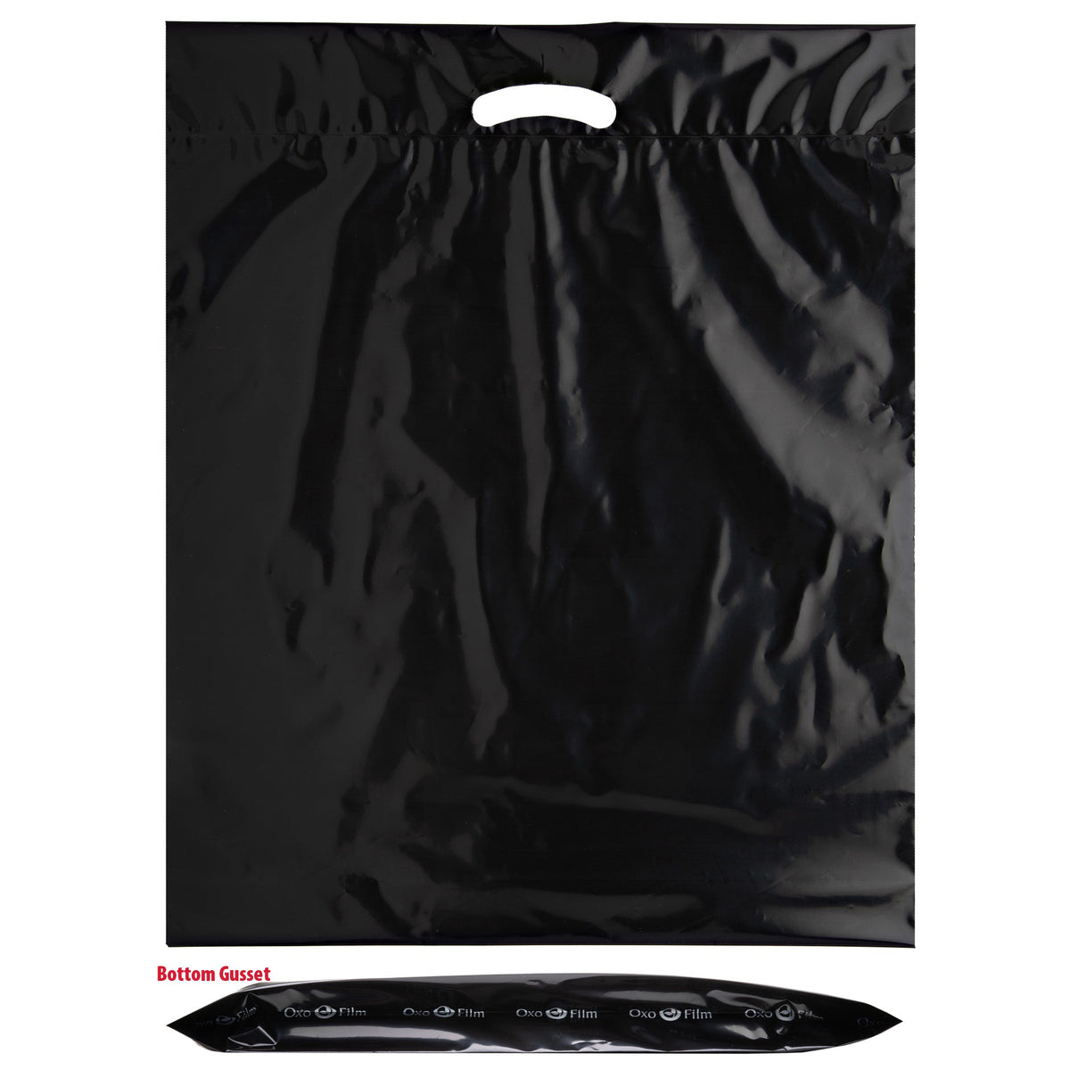 Wholesale Oxo Reusable Fold-Over Reinforced Die Cut Bag - 12BD1822