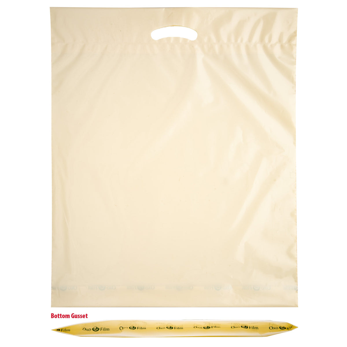Wholesale Oxo Reusable Fold-Over Reinforced Die Cut Bag - 12BD1822