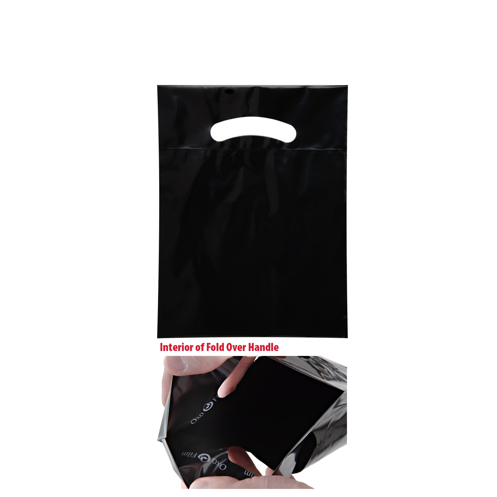 Wholesale OXO Reusable Fold-Over Reinforced Die-Cut Bags (12BD710)