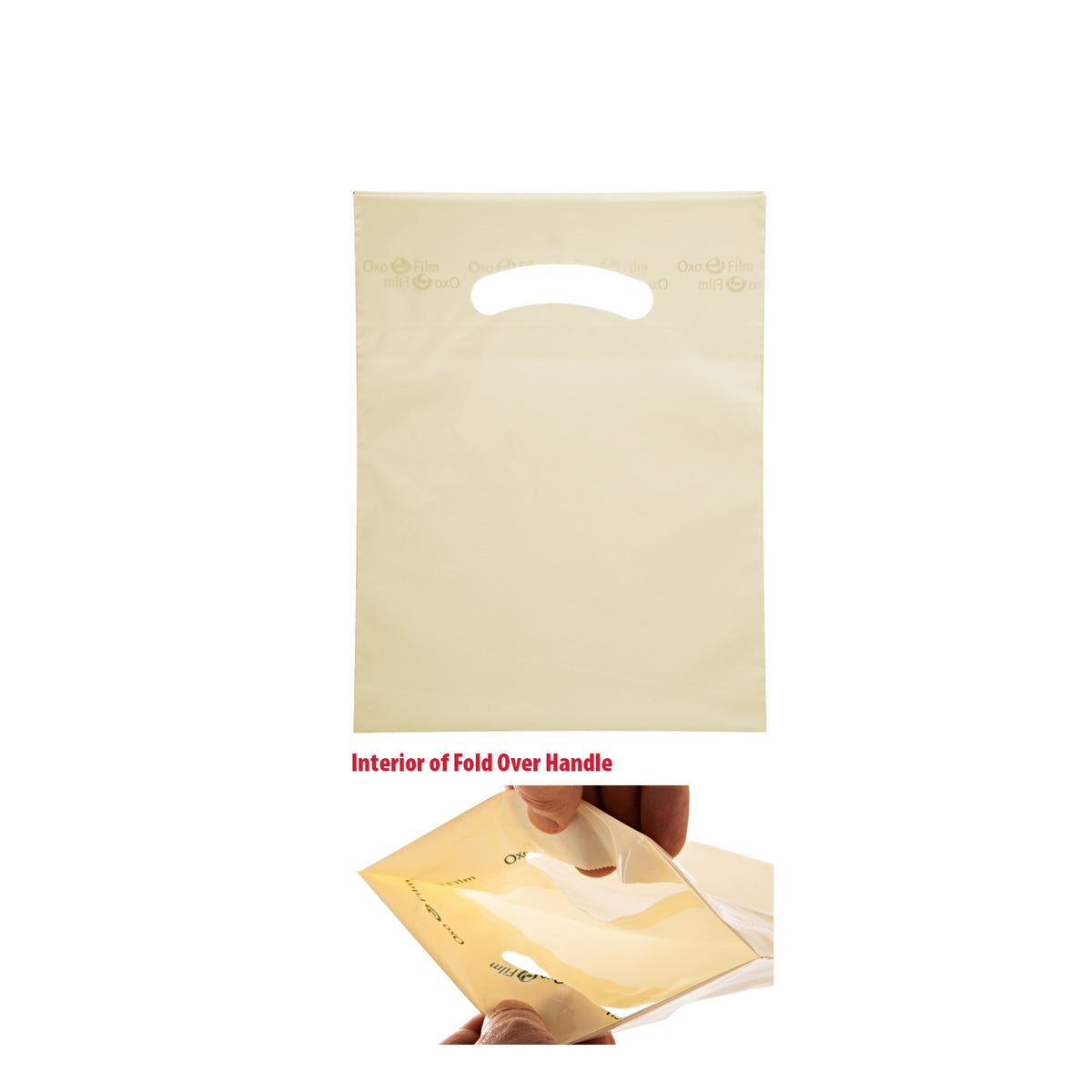 Wholesale Oxo Reusable Fold-Over Reinforced Die Cut Bag - 12BD710