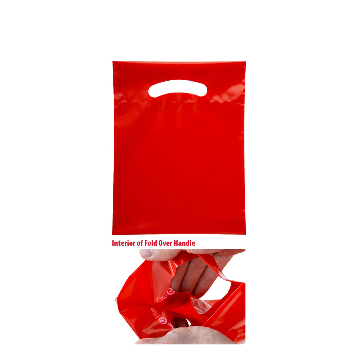 Wholesale Oxo Reusable Fold-Over Reinforced Die Cut Bag - 12BD710