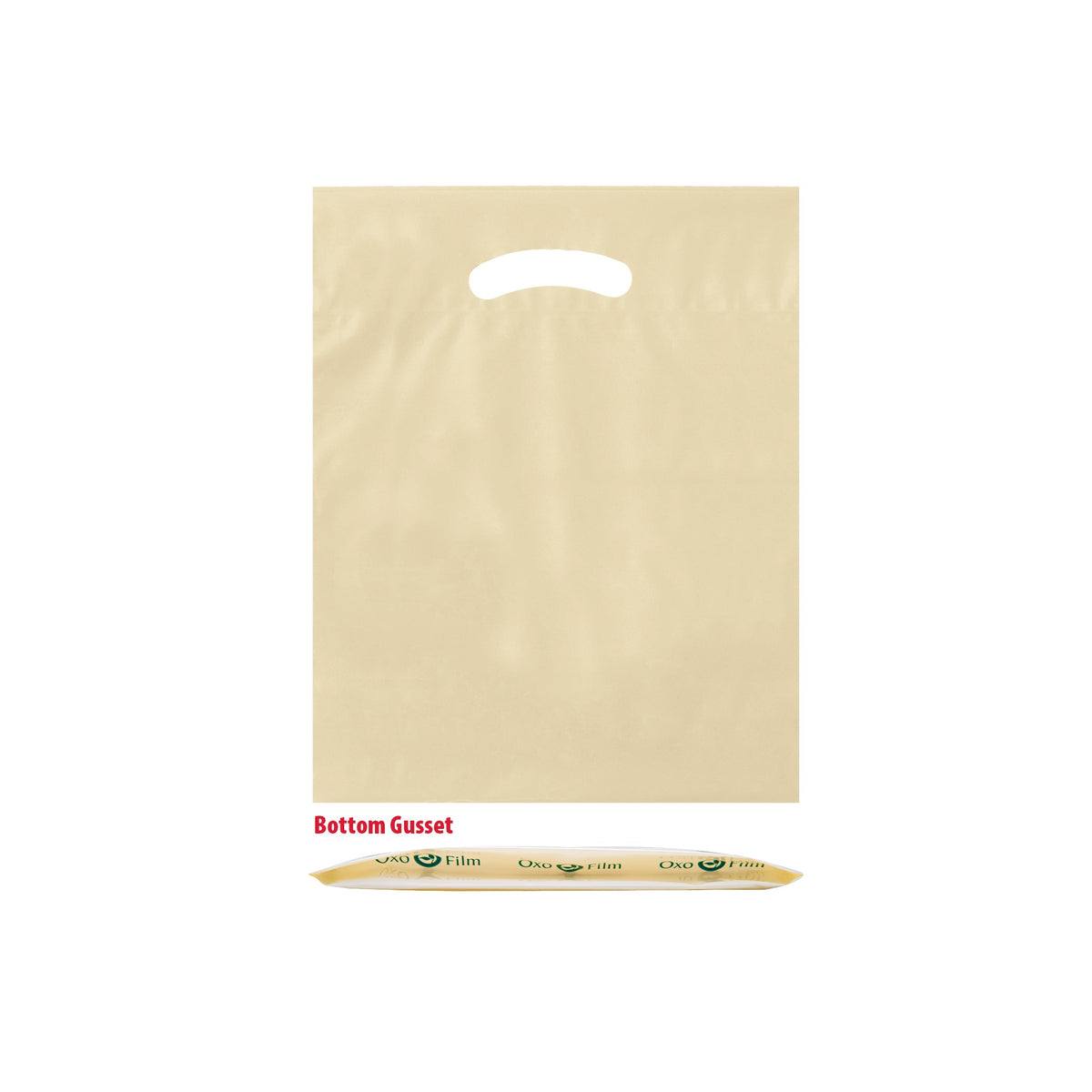 Wholesale Oxo Reusable Fold-Over Reinforced Die Cut Bag - 12BD912