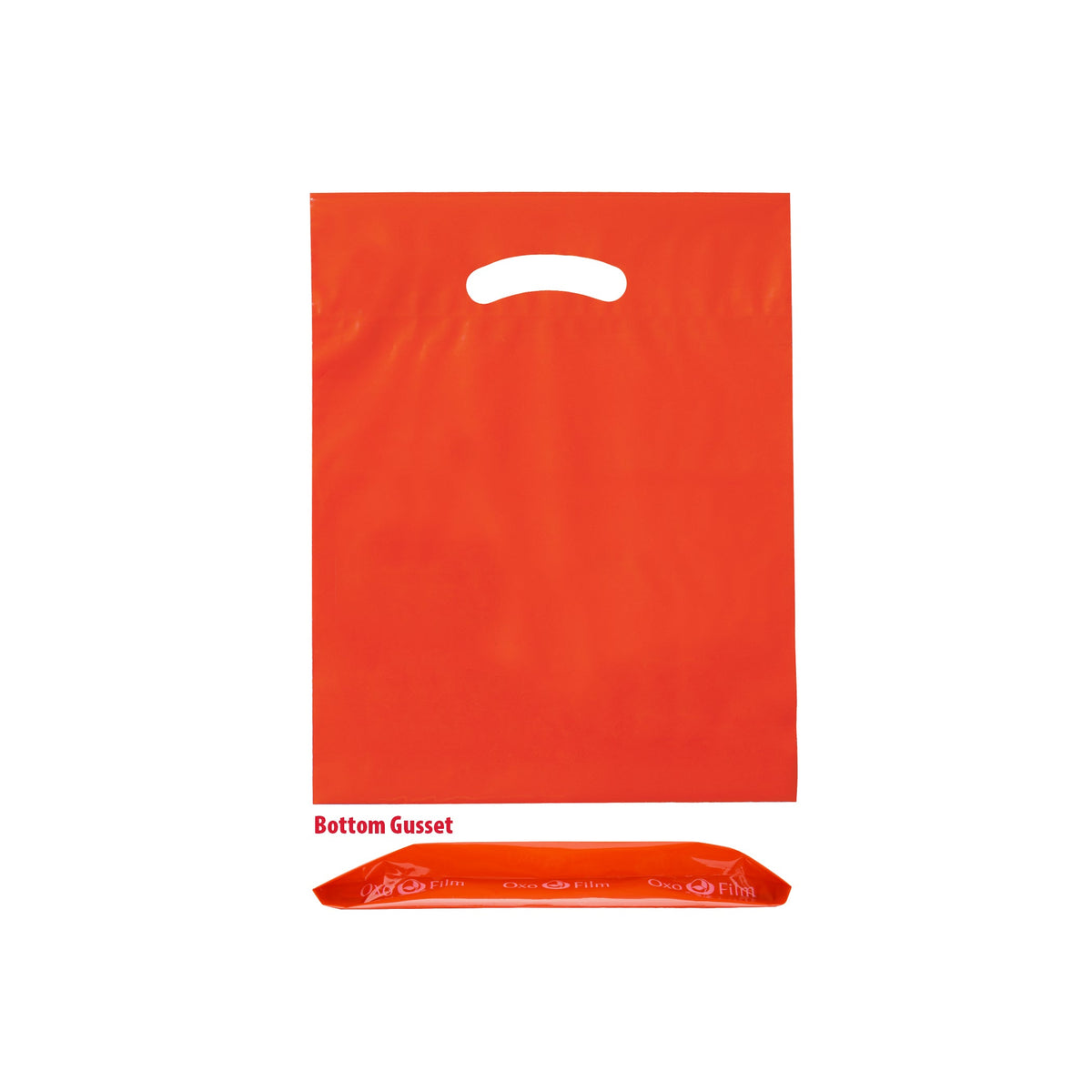 Wholesale Oxo Reusable Fold-Over Reinforced Die Cut Bag - 12BD912