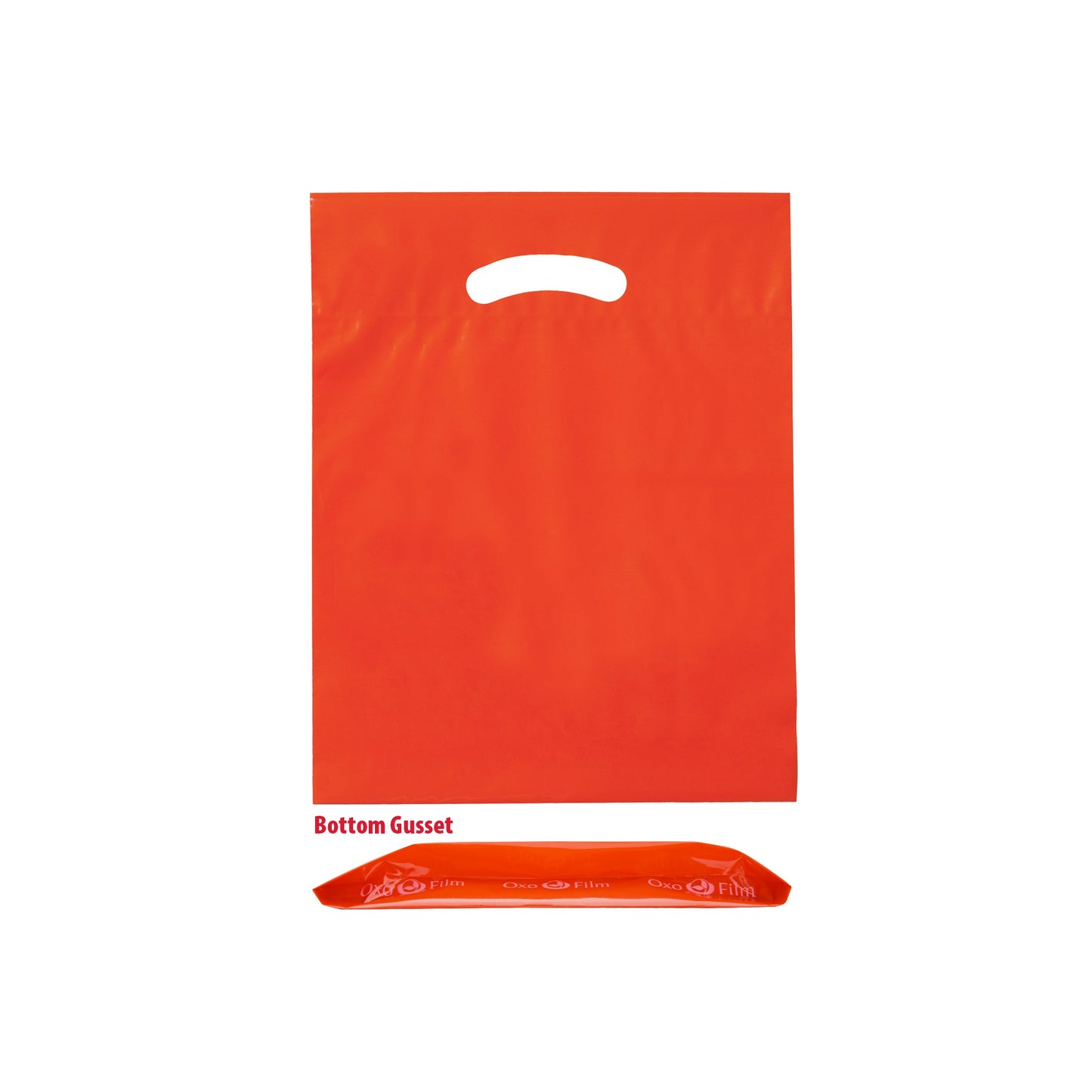 Wholesale Oxo Reusable Fold-Over Reinforced Die Cut Bag - 12BD912