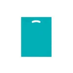 Wholesale Fold-Over Reinforced Die-Cut Handle Bags (12" x 15")