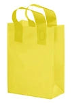 Bulk Custom Printed Frosted Plastic Bags with Handles (10" x 13")