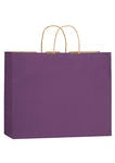 Wholesale Matte Color Paper Shopping Bags with Twisted Handles