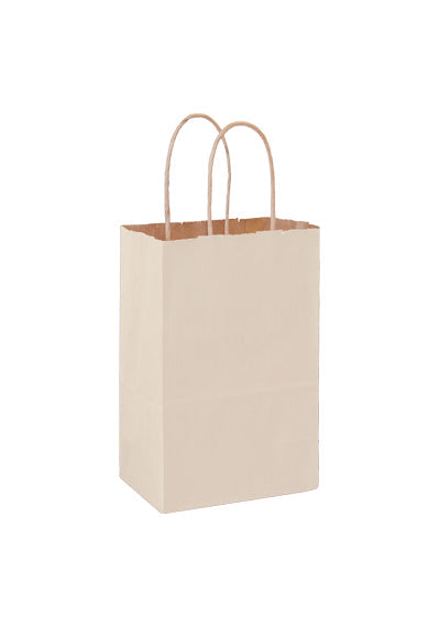 Wholesale MATTE COLOR TWISTED PAPER HANDLE SHOPPER - 4M538