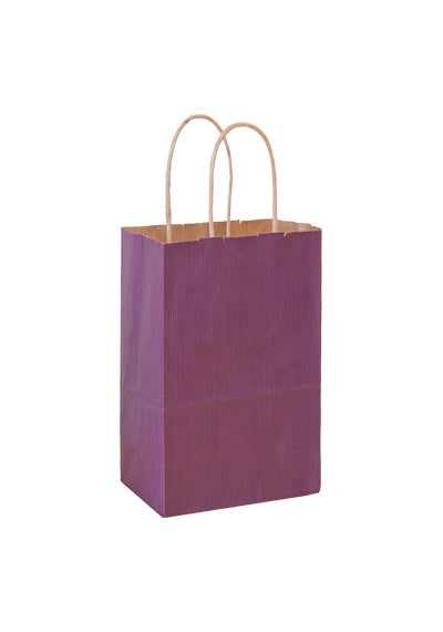 Wholesale MATTE COLOR TWISTED PAPER HANDLE SHOPPER - 4M538