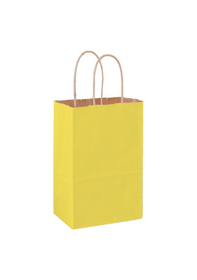 Wholesale MATTE COLOR TWISTED PAPER HANDLE SHOPPER - 4M538