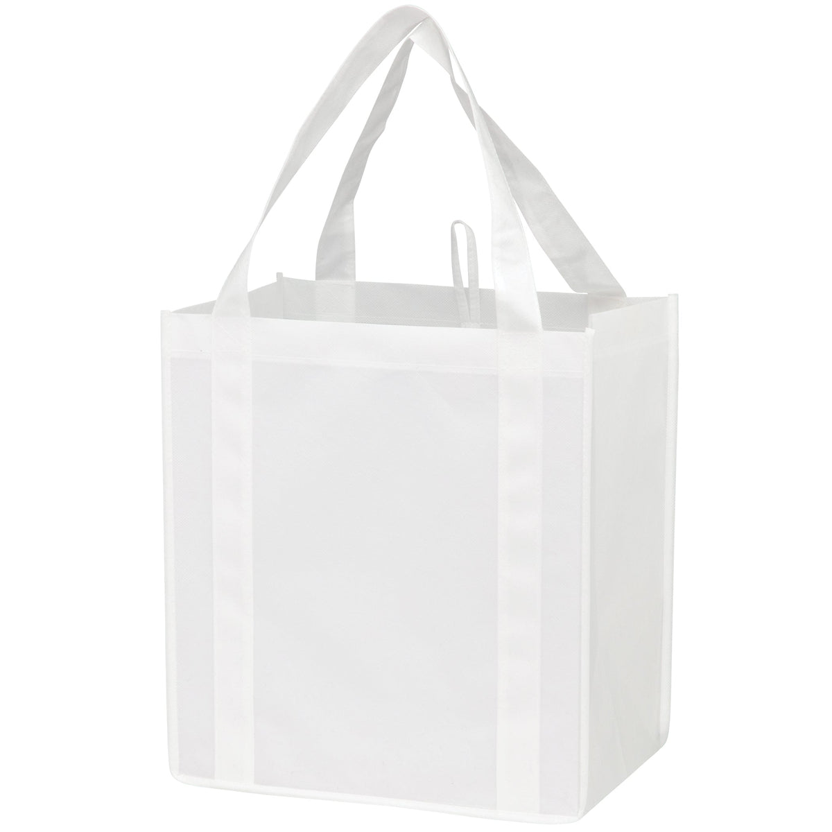Wholesale Plant Based Non-Woven Grocery Tote Bag w/Insert |12x8x13| - PLA12813
