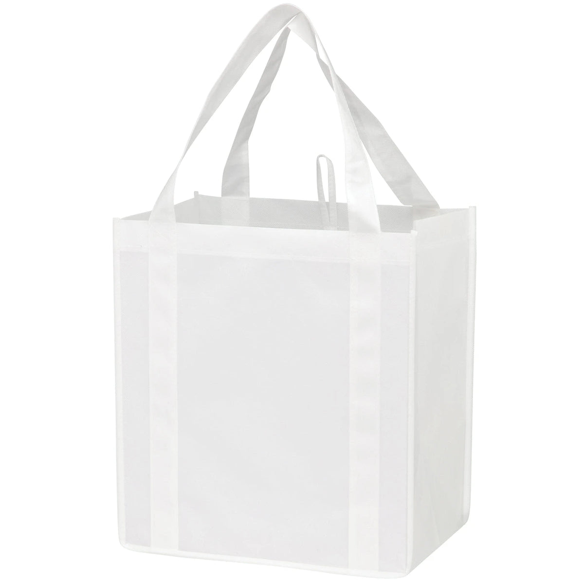 Plant-Based Non-Woven Grocery Bag with Insert (12x8x13)