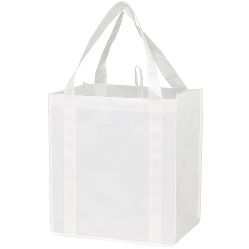 Wholesale Plant Based Non-Woven Grocery Tote Bag w/Insert |12x8x13| - PLA12813