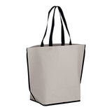 Wholesale LIGHTNING - WASHABLE KRAFT PAPER OVERSIZE TOTE BAG WITH CONTOURED BOTTOM CORNERS - WB20916